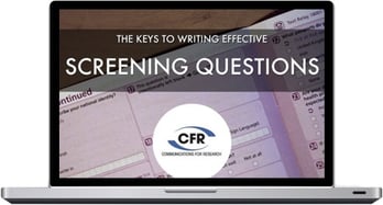 Keys to Screening Your Market Research Respondents